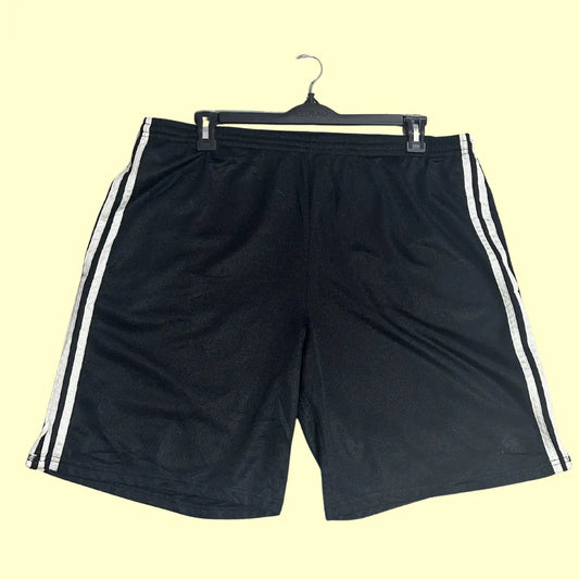 ⚫ Adidas Black 3-Stripes Mesh Shorts
