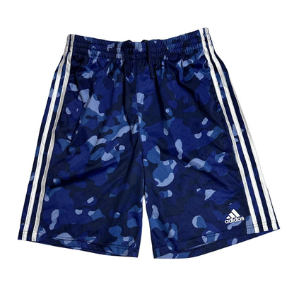 Adidas Blue Camo Training Shorts Regular Fit 🔵