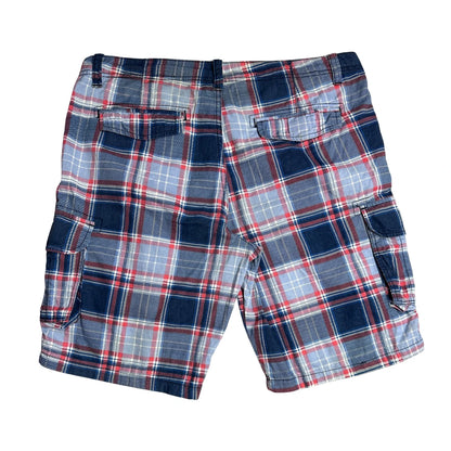 Navy Goods® Classic Plaid Cargo Shorts 🔵