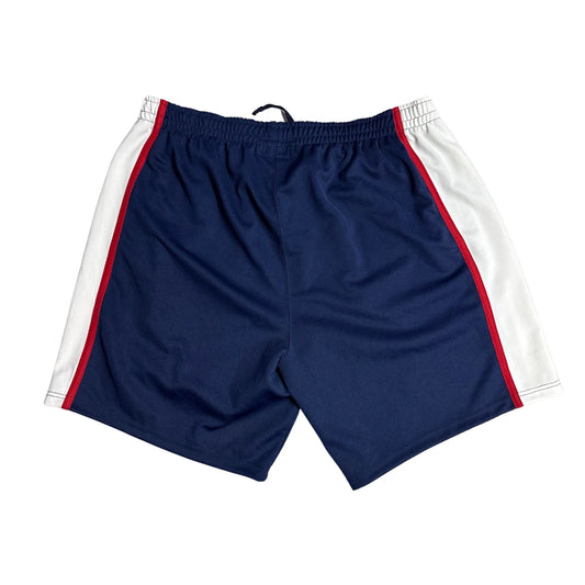 🏀 NBA® Navy Basketball Shorts (Red & White Panels)