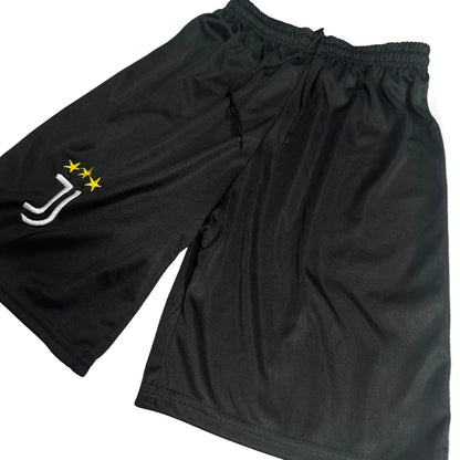 Juventus Style Logo Sports Shorts ⚽