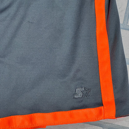 Starter® Grey Sports Shorts with Reflective Side Stripes(XXL)