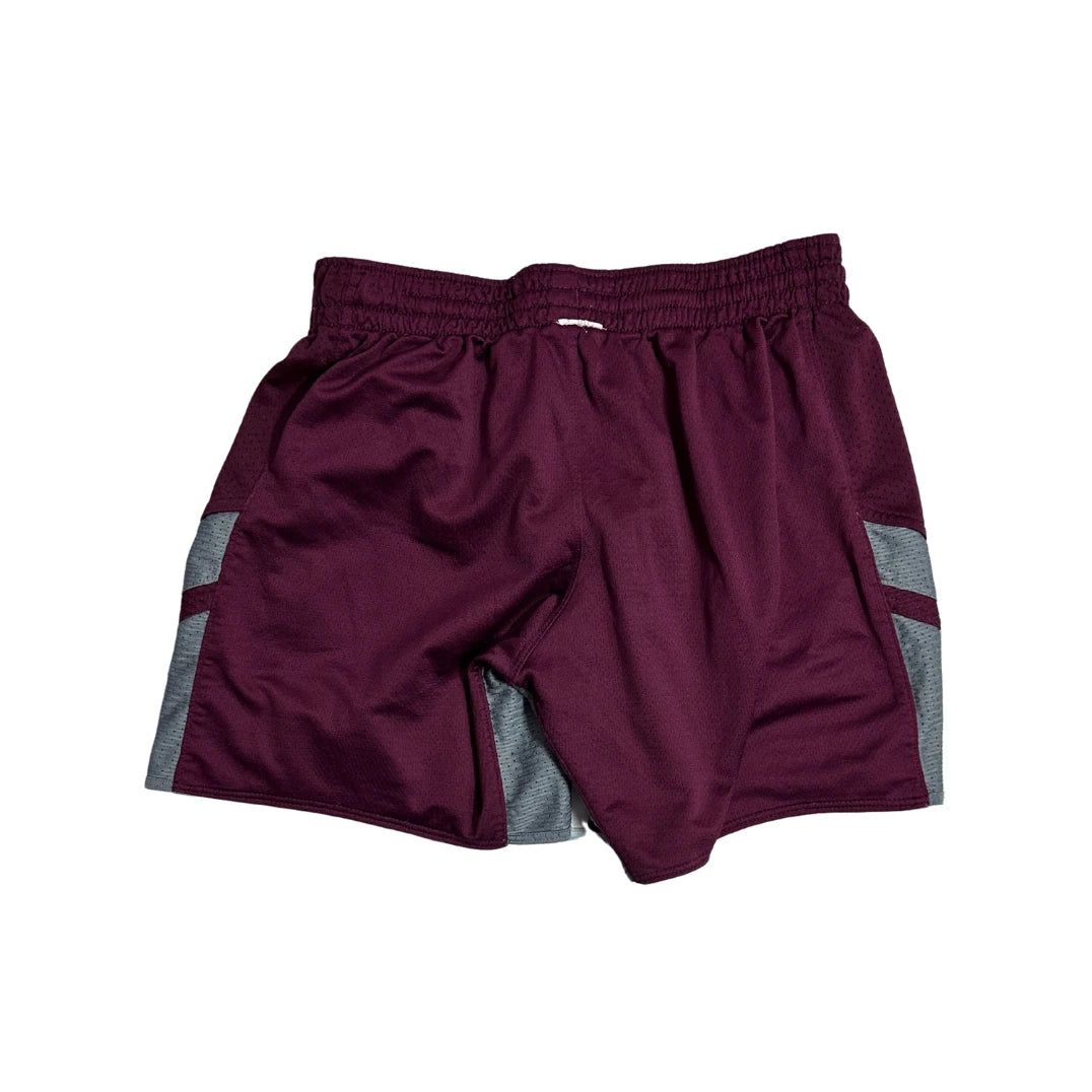 Nike® Dual-Tone Performance Shorts (Maroon & Grey) 🏃‍♂️(S)