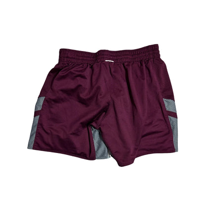 Nike® Dual-Tone Performance Shorts (Maroon & Grey) 🏃‍♂️(S)