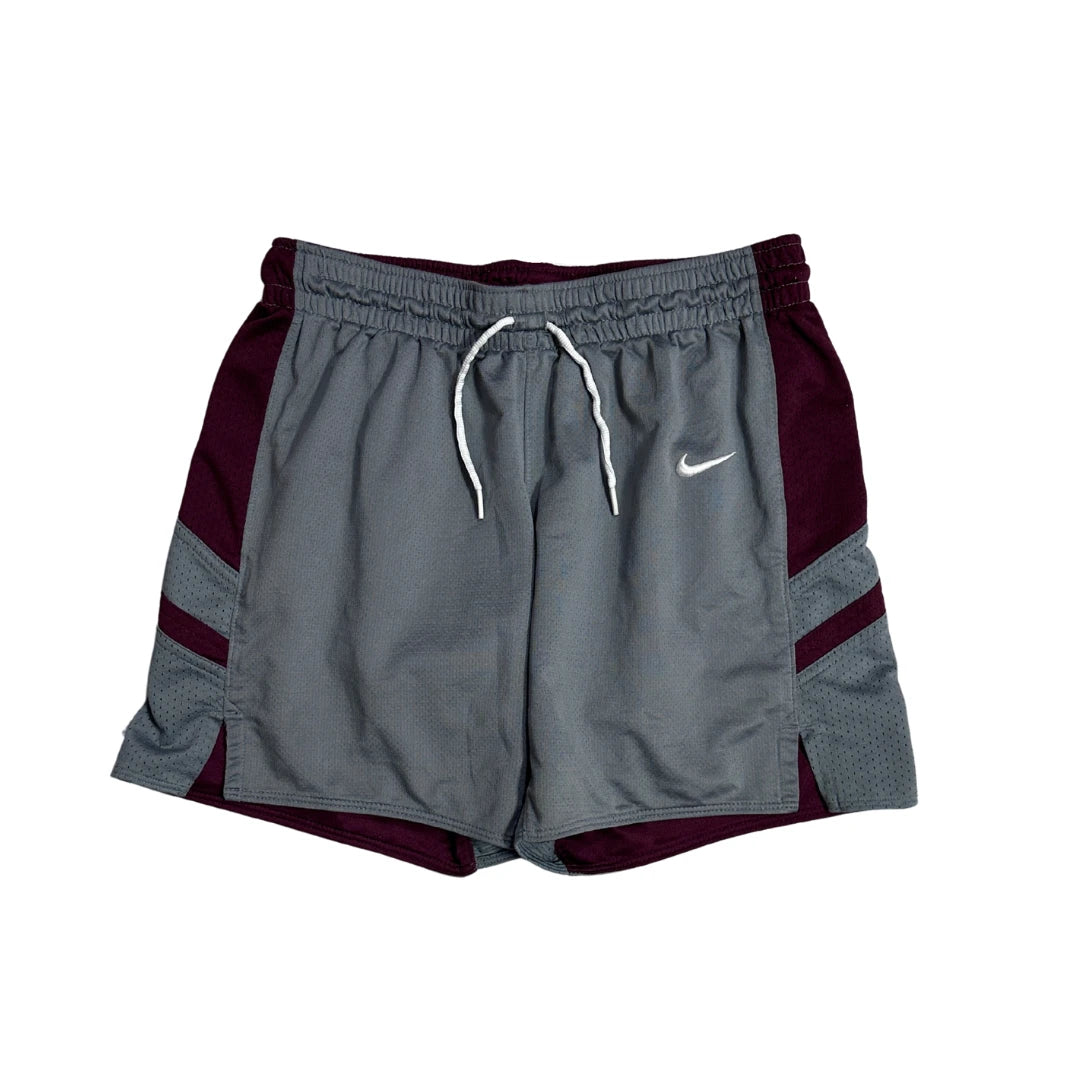 Nike® Dual-Tone Performance Shorts (Maroon & Grey) 🏃‍♂️(S)