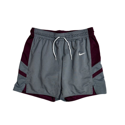 Nike® Dual-Tone Performance Shorts (Maroon & Grey) 🏃‍♂️(S)