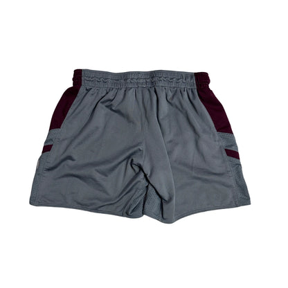Nike® Dual-Tone Performance Shorts (Maroon & Grey) 🏃‍♂️(S)