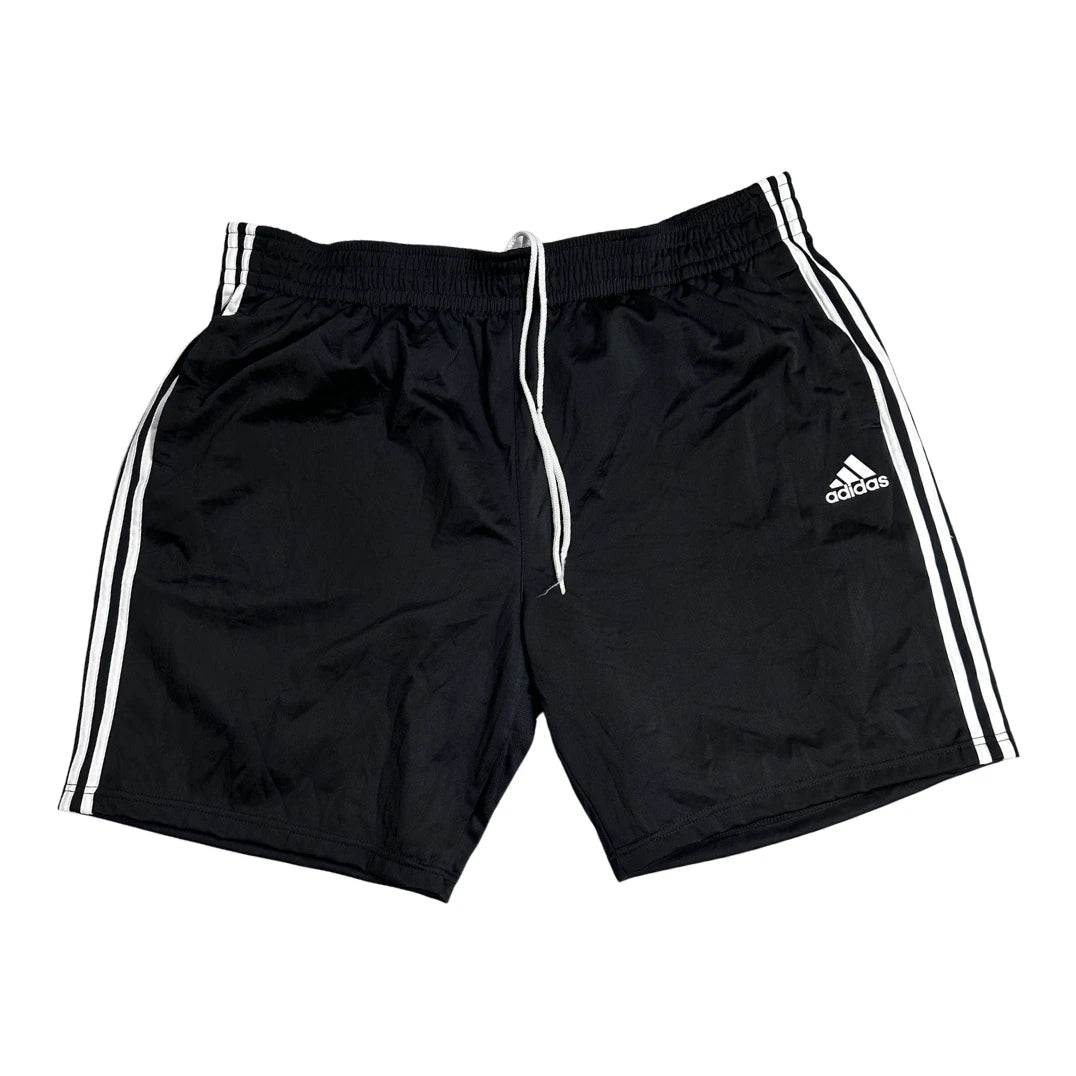 Adidas® Black 3-Stripes Performance Shorts ⚡(3XL)