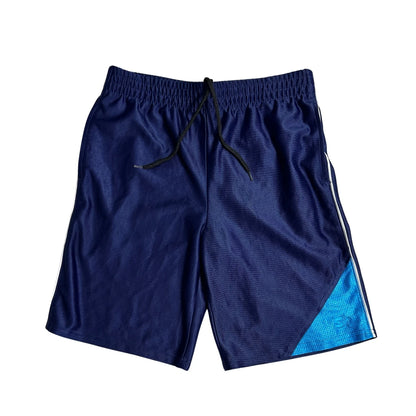 Starter® Navy Blue Athletic Mesh Panel Shorts 🔵(S)