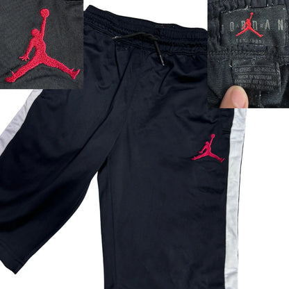 Jordan® Black Athletic Shorts with Side Stripes 🔥(S)
