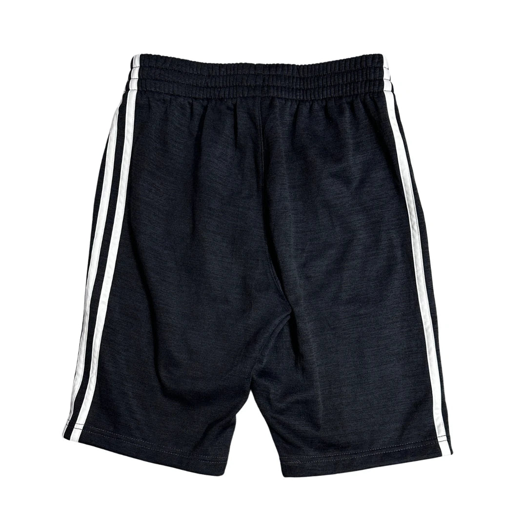 Adidas®  Black 3-Stripe Regular Fit Sports Shorts ⚽(S)