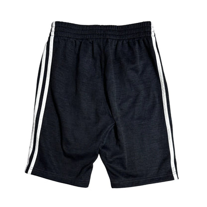 Adidas®  Black 3-Stripe Regular Fit Sports Shorts ⚽(S)