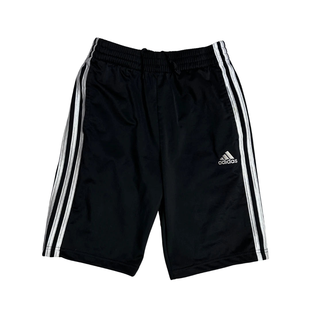 Adidas® Black Performance 3-Stripe Athletic Shorts ⚡(S)