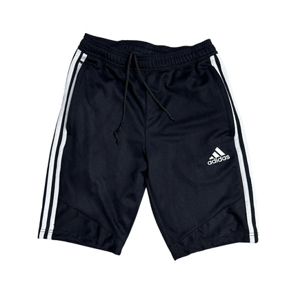 Adidas® Black Triple Stripe Athletic Shorts(M)
