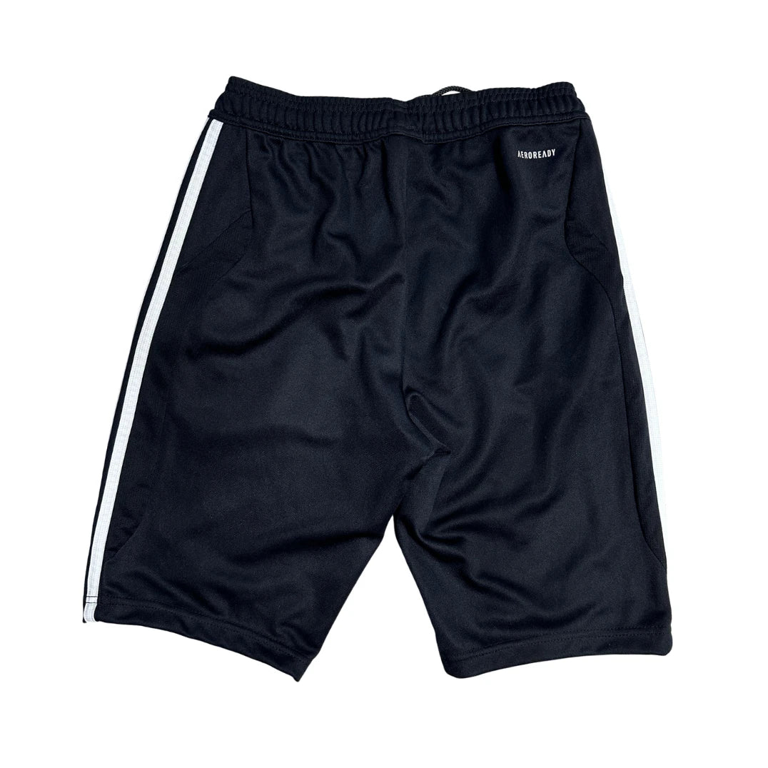 Adidas® Black Triple Stripe Athletic Shorts(M)