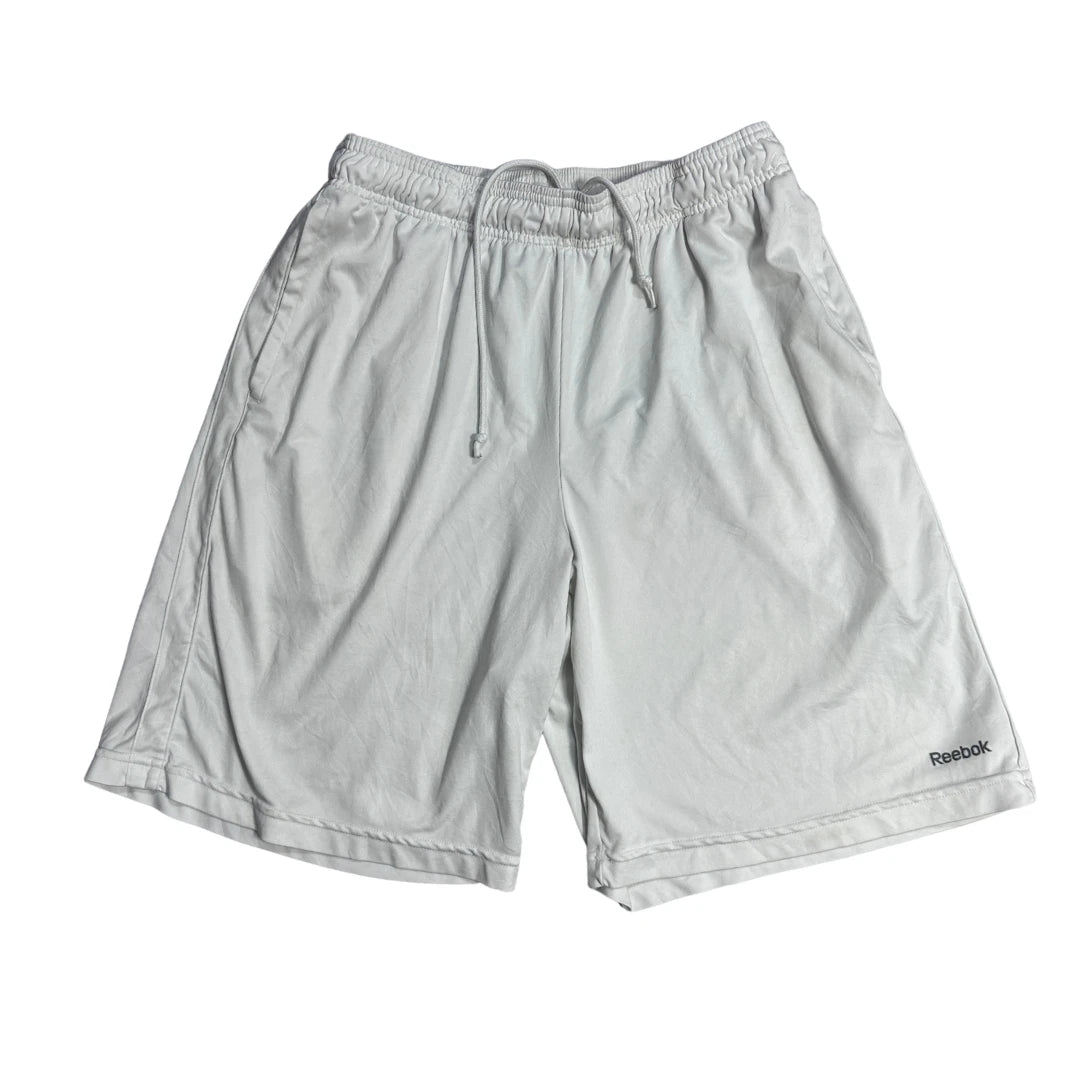 Reebok® White Athletic Shorts(M)