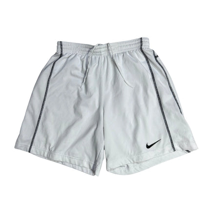 Nike® White Dri-FIT Athletic Shorts(S)