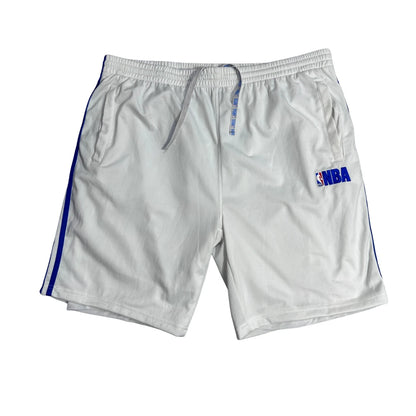 NBA® White Elevation Athletic Shorts (XL)