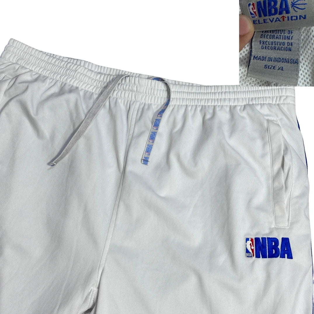 NBA® White Elevation Athletic Shorts (XL)