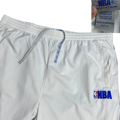 NBA® White Elevation Athletic Shorts (XL)