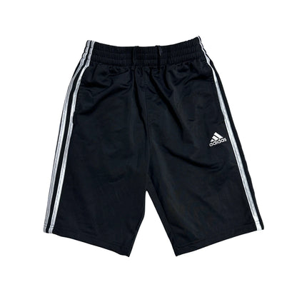 Adidas® Black Stripe Athletic Shorts (S)