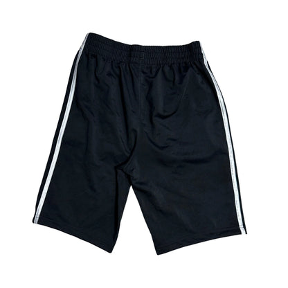 Adidas® Black Stripe Athletic Shorts (S)