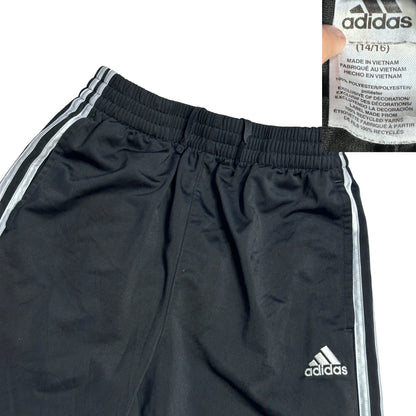 Adidas® Black Stripe Athletic Shorts (S)