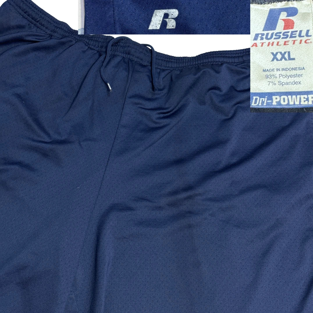 Russell Athletic® Navy Performance Shorts(2XL)