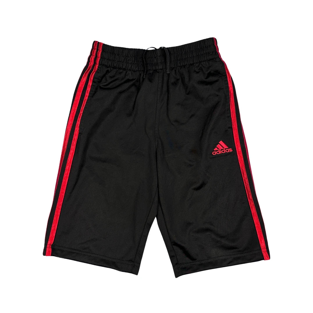 Adidas® Black Red Stripe Athletic Training Shorts(s)