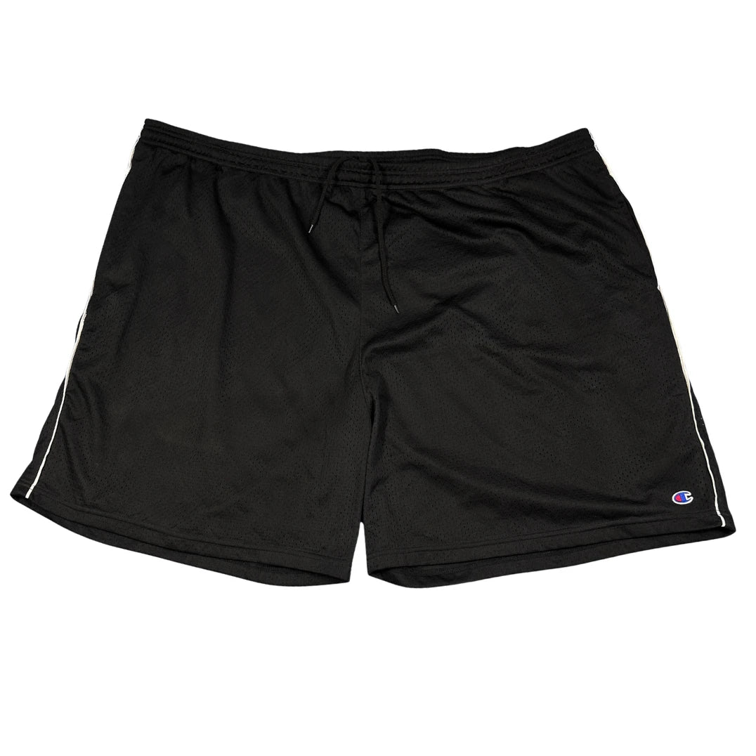 Champion® Black Mesh Athletic Shorts(6XL)