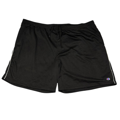 Champion® Black Mesh Athletic Shorts(6XL)