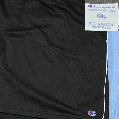 Champion® Black Mesh Athletic Shorts(6XL)