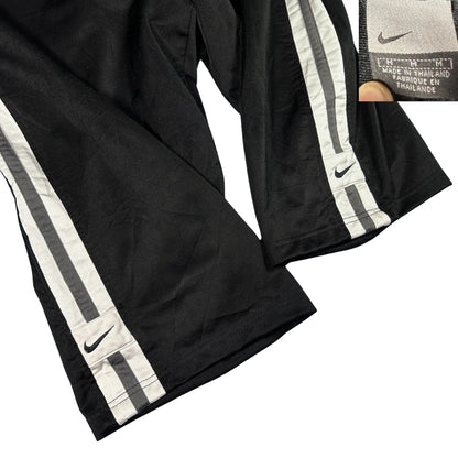 Nike® Black Side Stripe Athletic Training 3 QTR Shorts