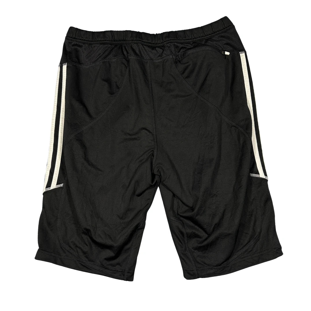 Adidas® Black Three Stripe Athletic Shorts