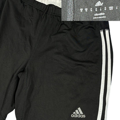 Adidas® Black Three Stripe Athletic Shorts