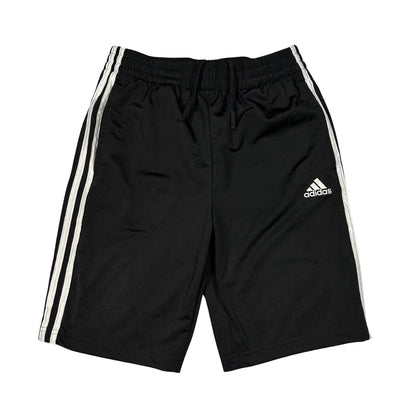 Adidas® Black Three Stripe Training Shorts(M)