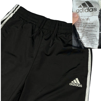 Adidas® Black Three Stripe Training Shorts(M)