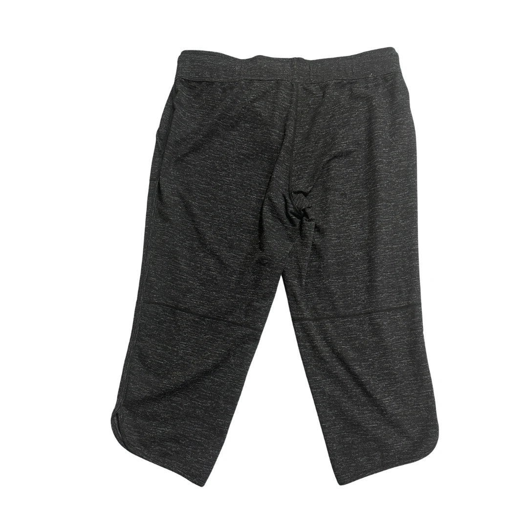 32° Heat® Charcoal Heather Athletic Performance Capri Shorts(L)