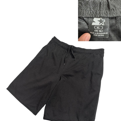 Starter® Black Mesh Athletic Performance Shorts(S)