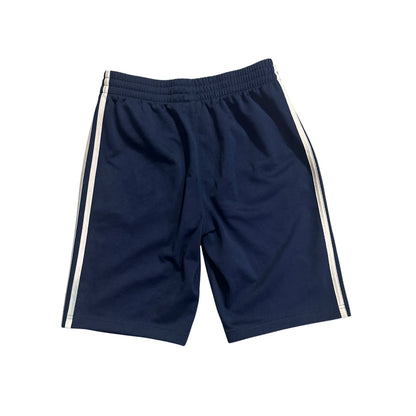 Adidas® Navy Three Stripe Athletic Shorts(S)