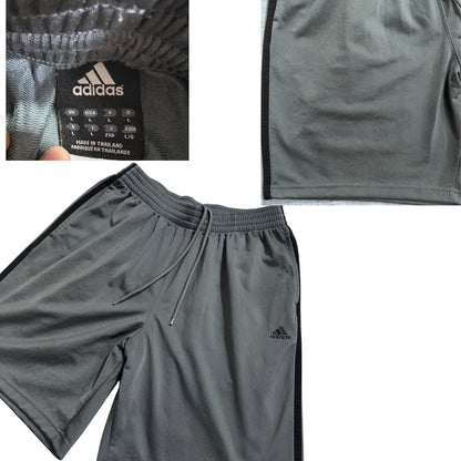 Adidas® Grey Athletic Performance Shorts(L)