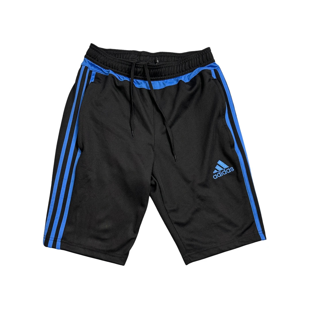 Adidas® Black Blue Climacool Athletic Shorts(S)