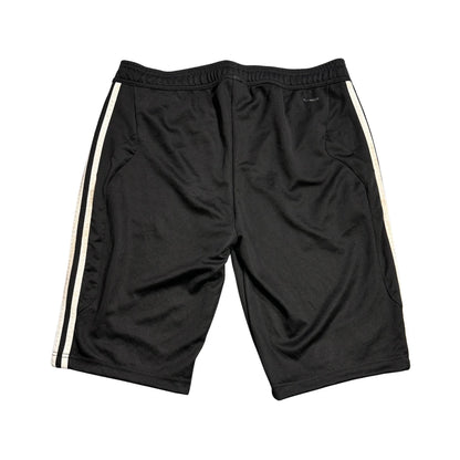Adidas® Black Three Stripe Athletic Shorts(L)