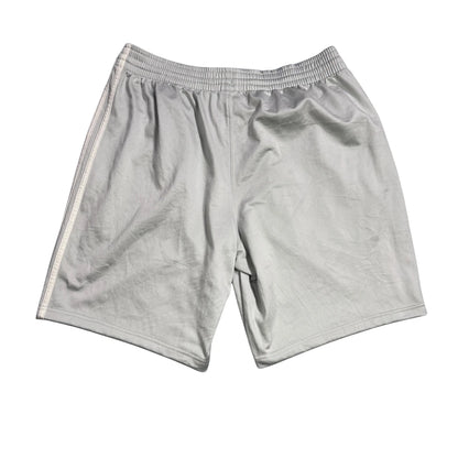 Adidas® Light Grey Three Stripe Athletic Shorts(XL)
