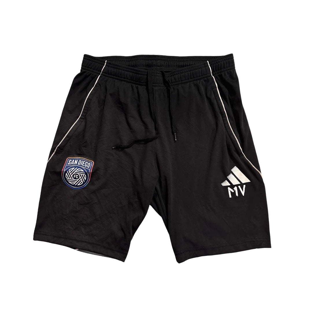 Adidas® Black San Diego FC Athletic Shorts(L)