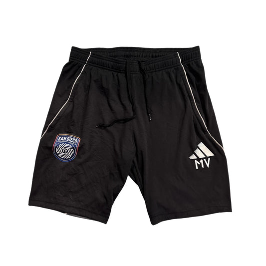 Adidas® Black San Diego FC Athletic Shorts(L)