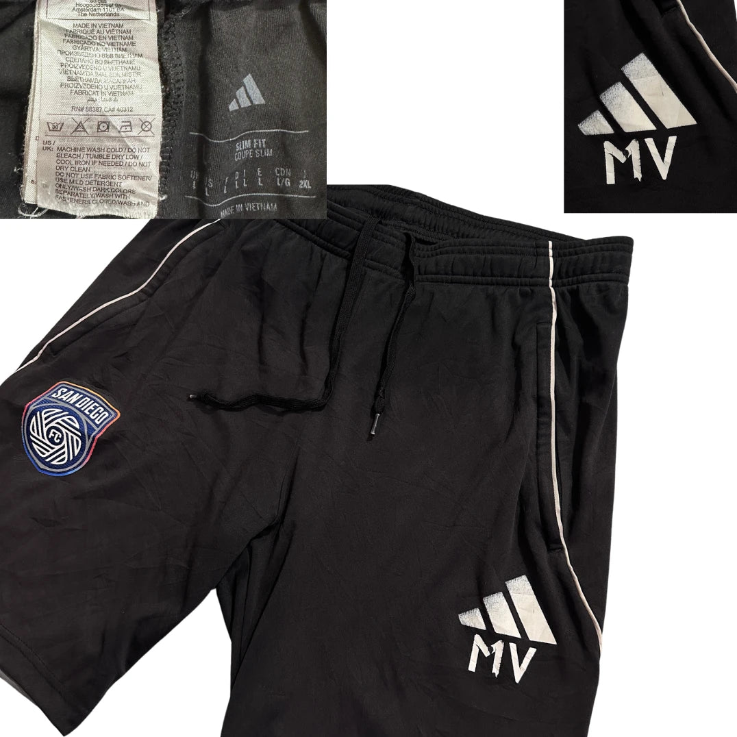 Adidas® Black San Diego FC Athletic Shorts(L)