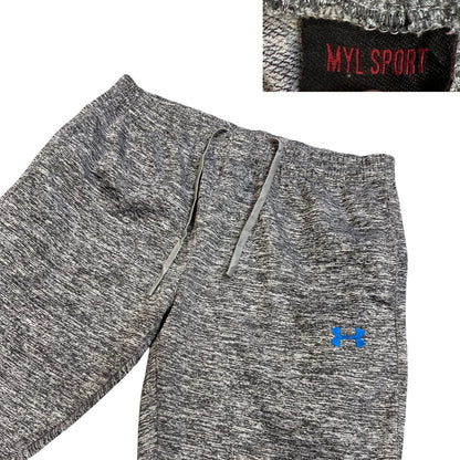 MYL Sport® Heather Grey Athletic Shorts(L)
