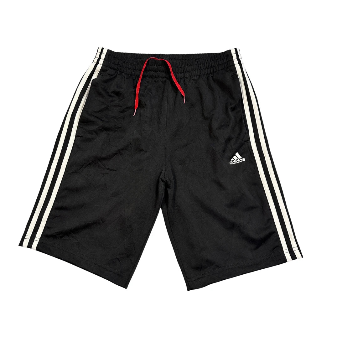 Adidas® Black 3-Stripes Sports Shorts(S)