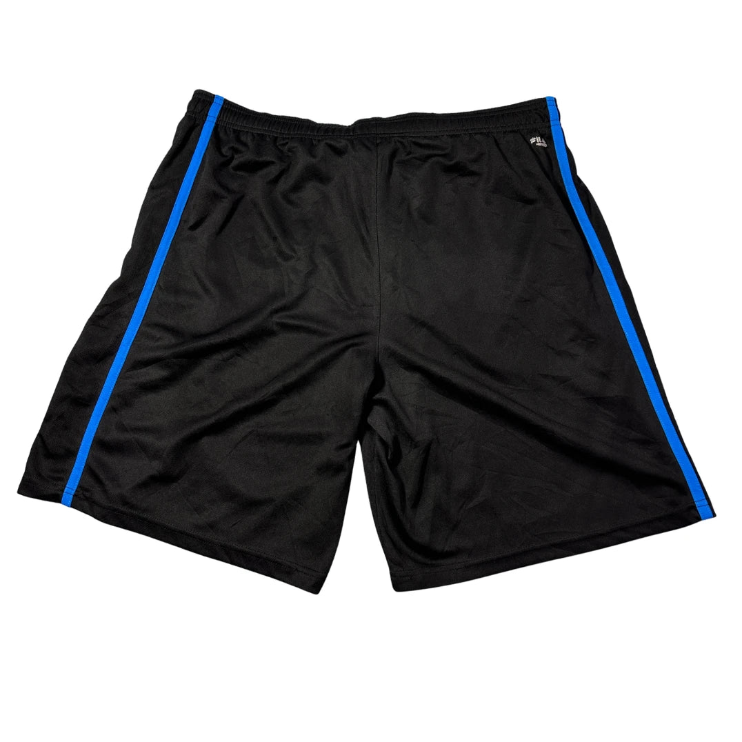 Fila® Sport Black Blue Piping Shorts(XL)